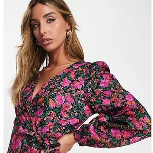 Vila Floral Dress Size 8